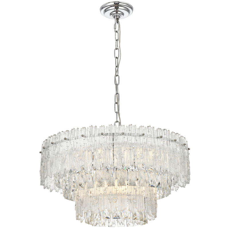 Silver chrome pendant light outlet
