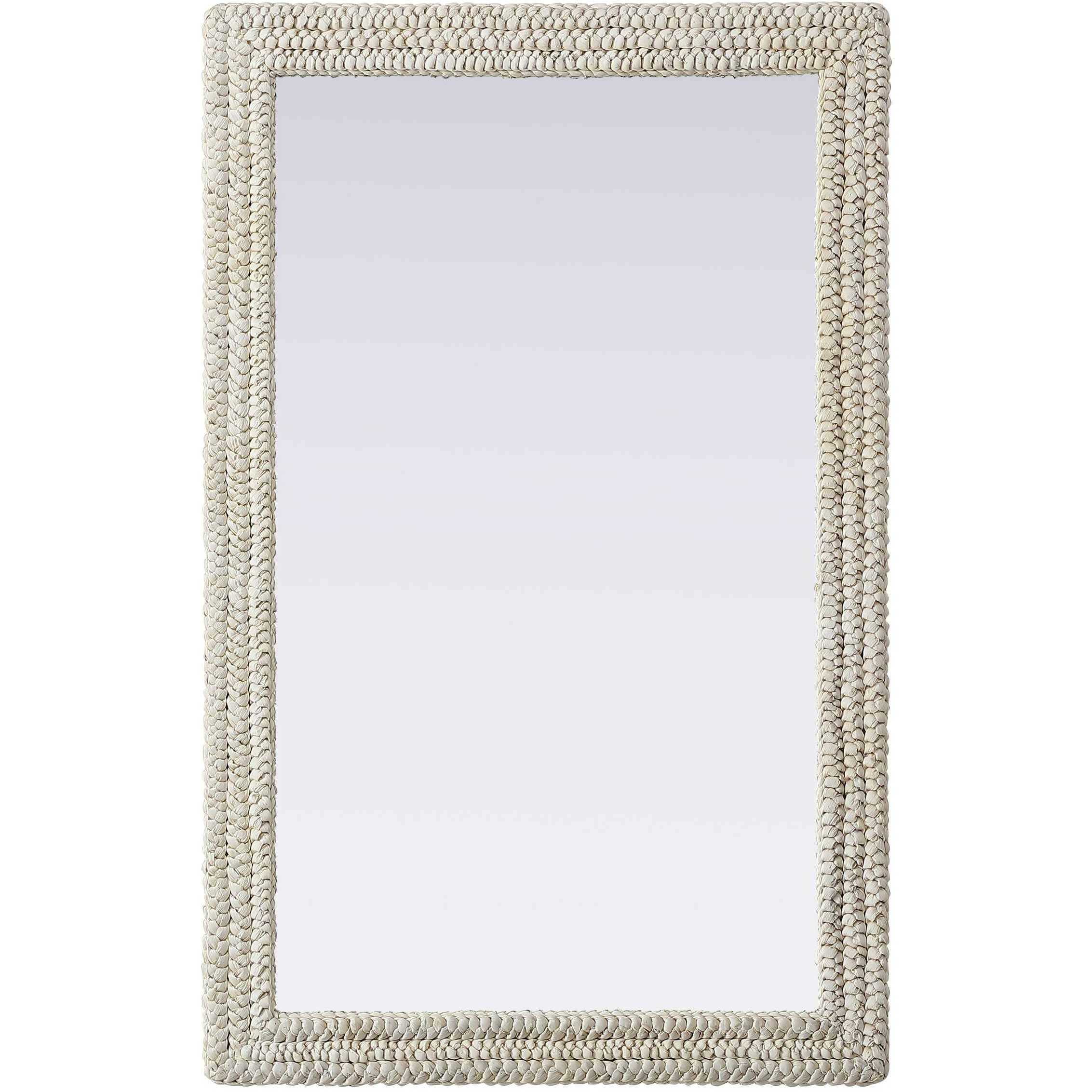 Marlowe 55 X 35 inch Linen White Mirror
