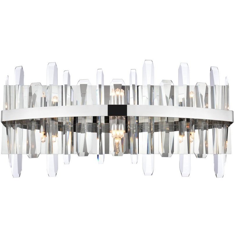 Serena 6 Light 24 inch Chrome Bath Sconce Wall Light