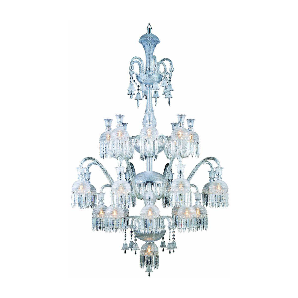 Majestic 19 Light 39 inch Chrome Foyer Ceiling Light