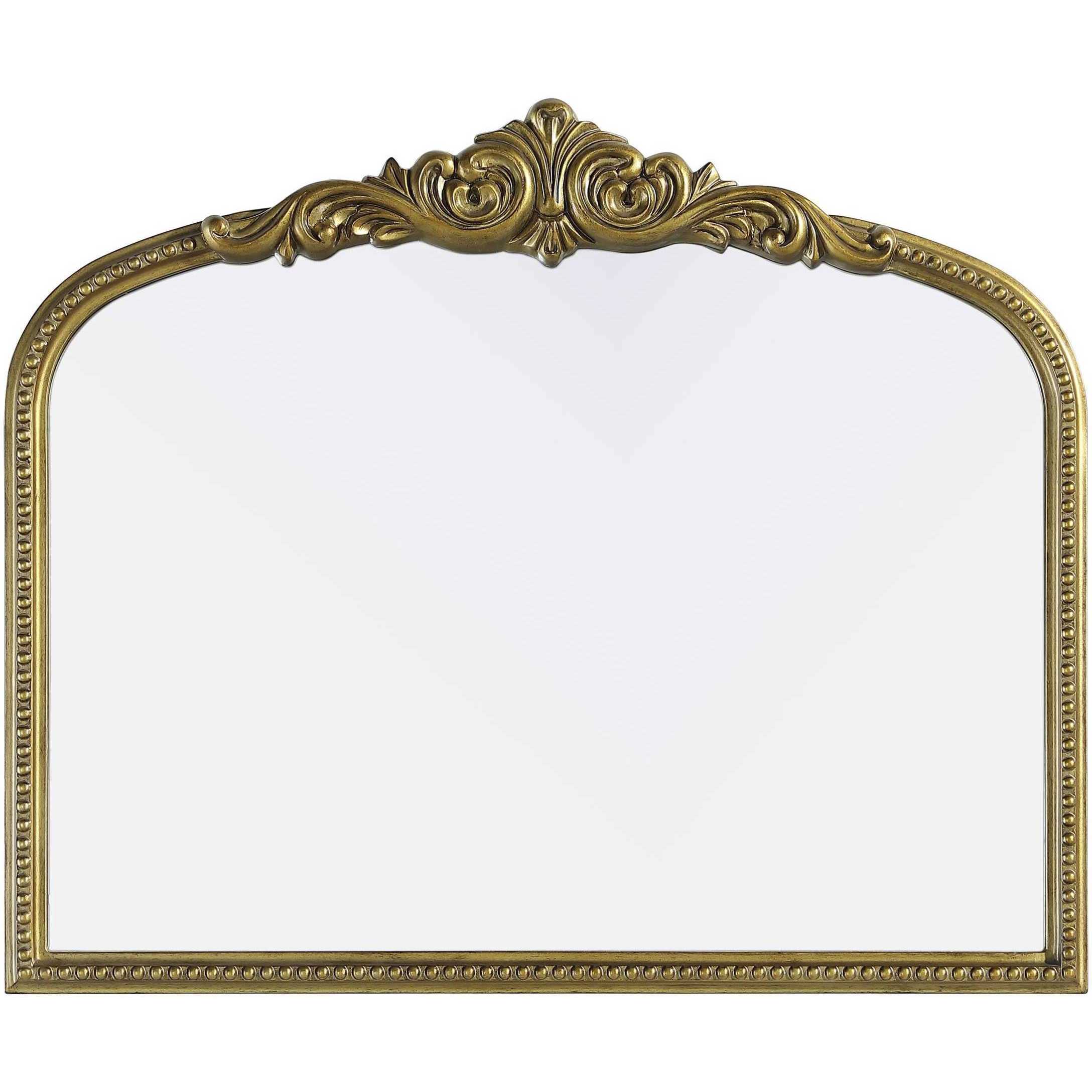Naomi 36 X 30 inch Antique Brass Mirror