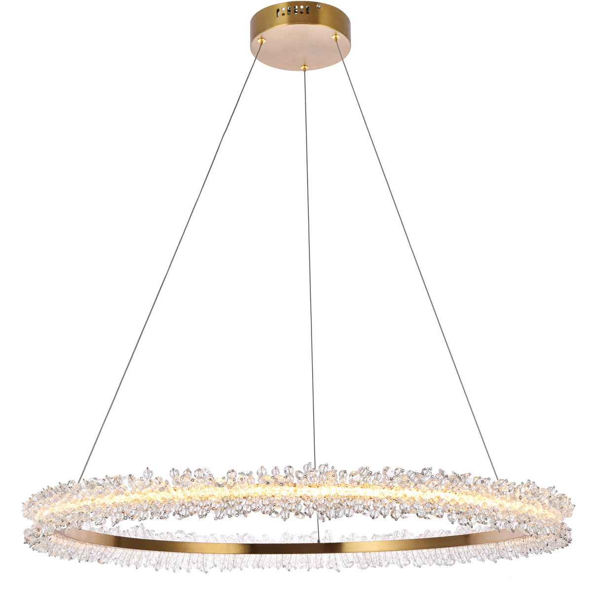 Laurel 33.9 inch Gold Pendant Ceiling Light