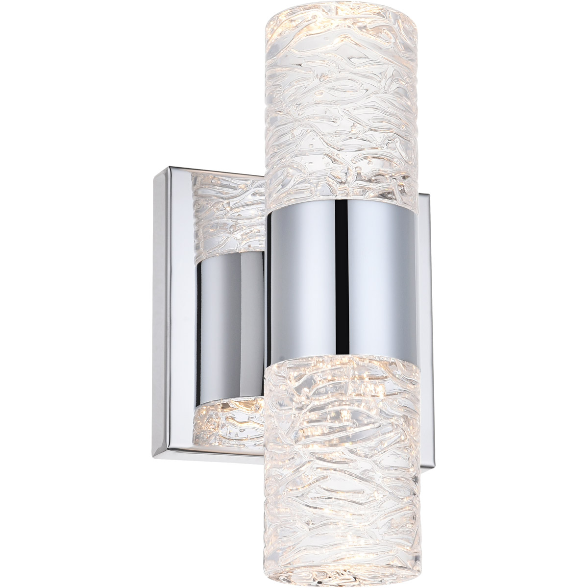 Vega LED 4.53 inch Chrome Wall Sconce Wall Light