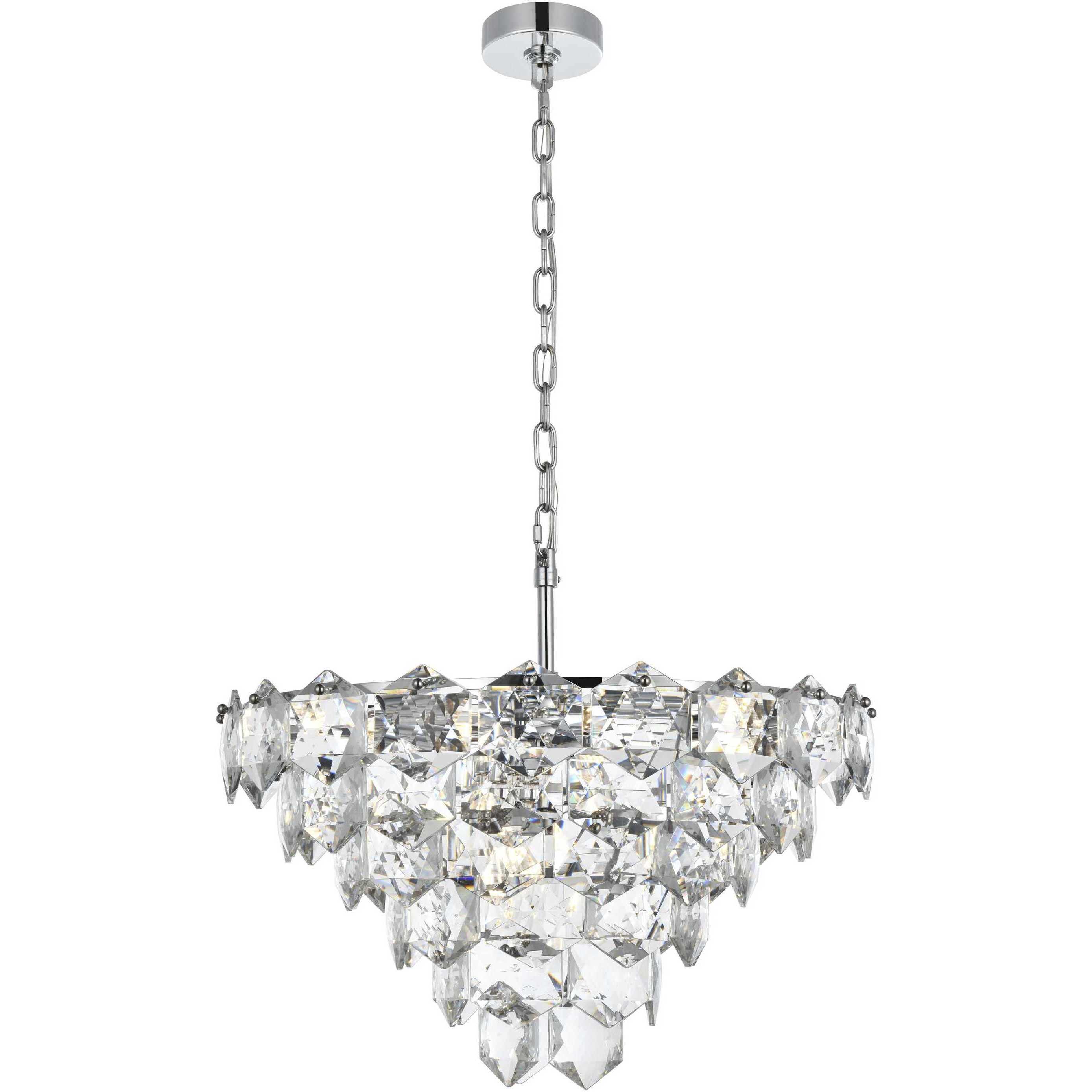 Adaline 11 Light 24 inch Chrome Chandelier Ceiling Light