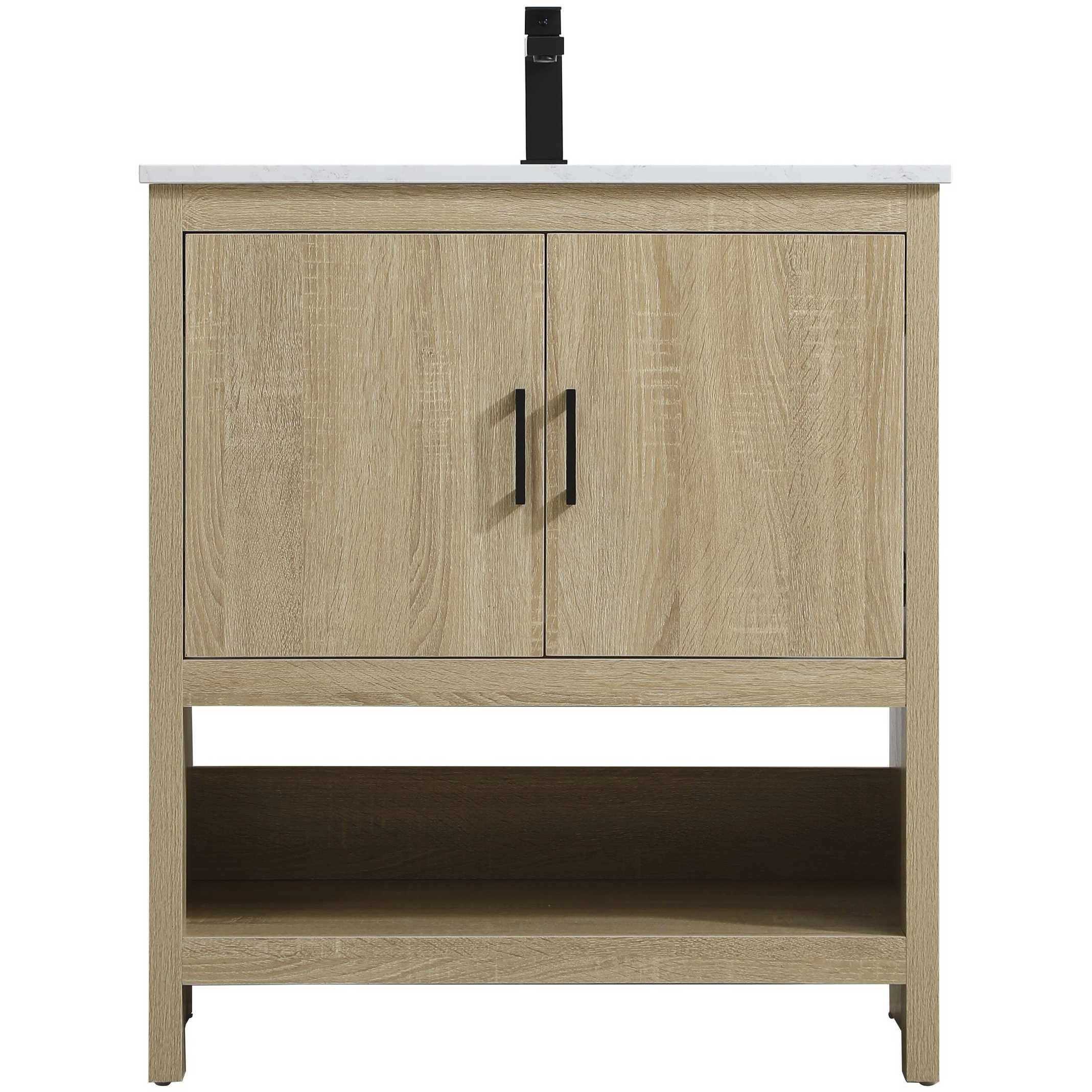 Ira 30 X 34 inch Mango Wood Bathroom Vanity Cabinet