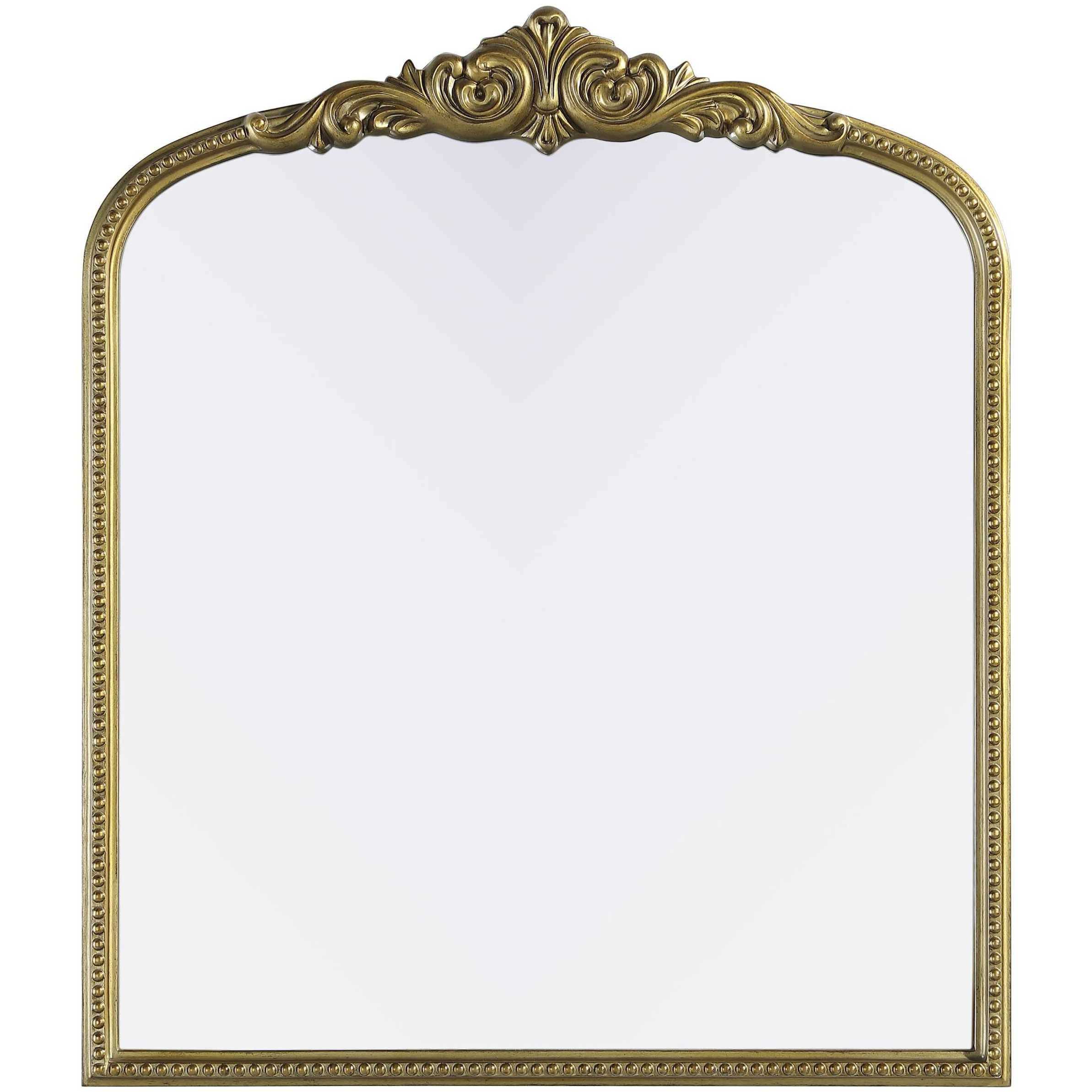Naomi 42 X 36 inch Antique Brass Mirror