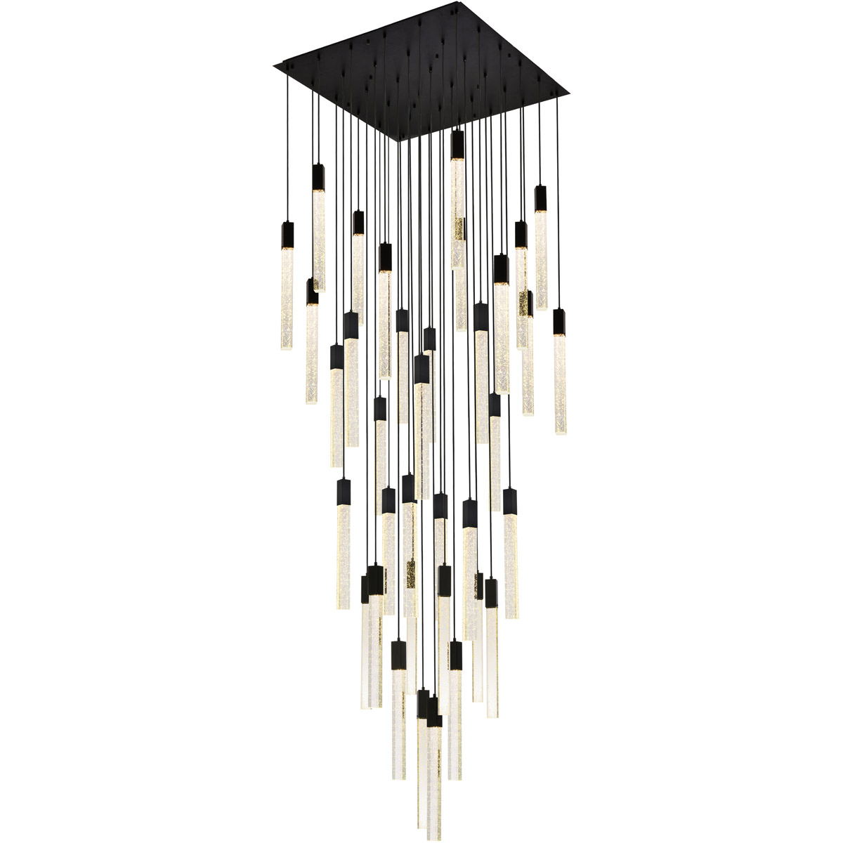 Weston 36 Light 42 inch Black Pendant Ceiling Light