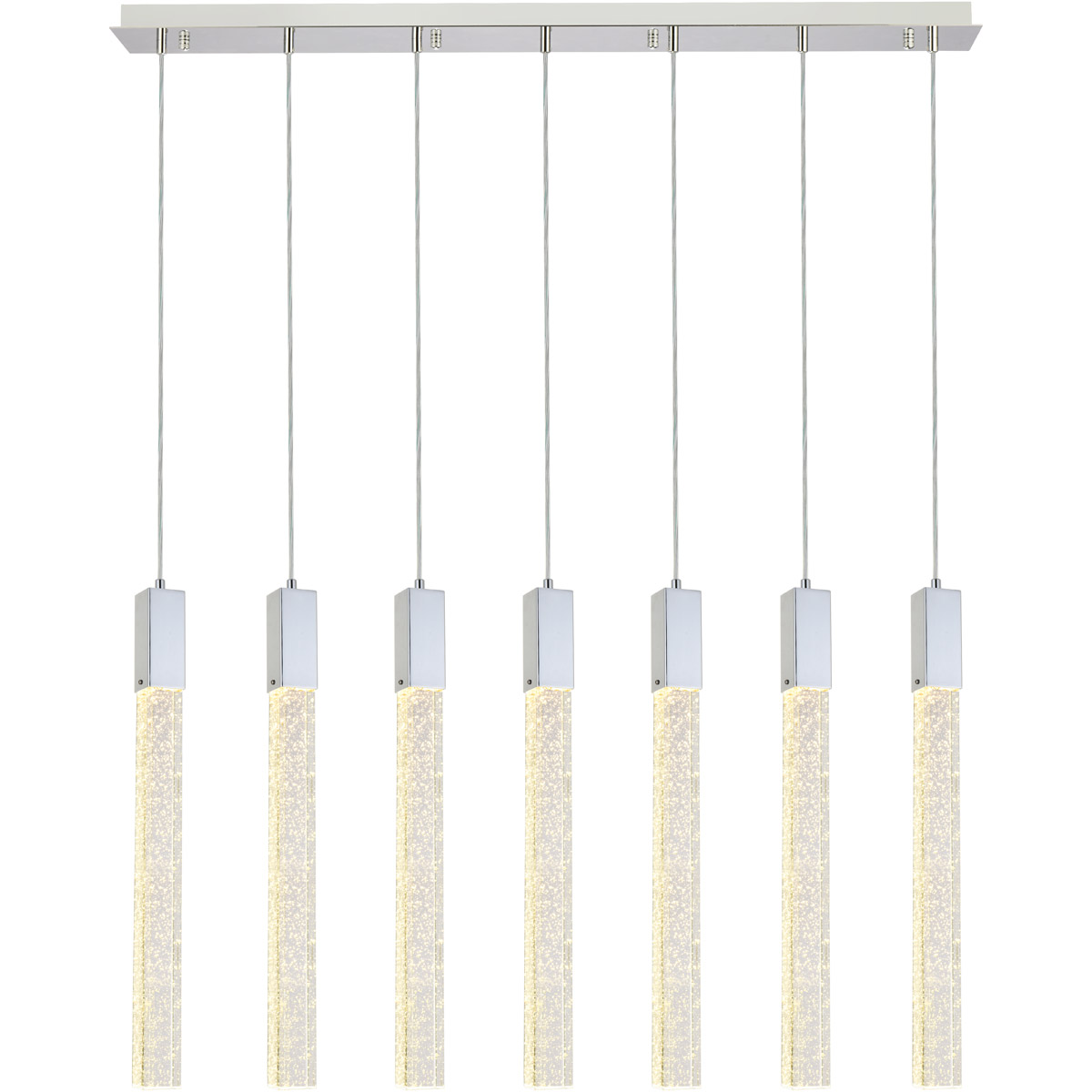 Weston 7 Light 42 inch Chrome Pendant Ceiling Light