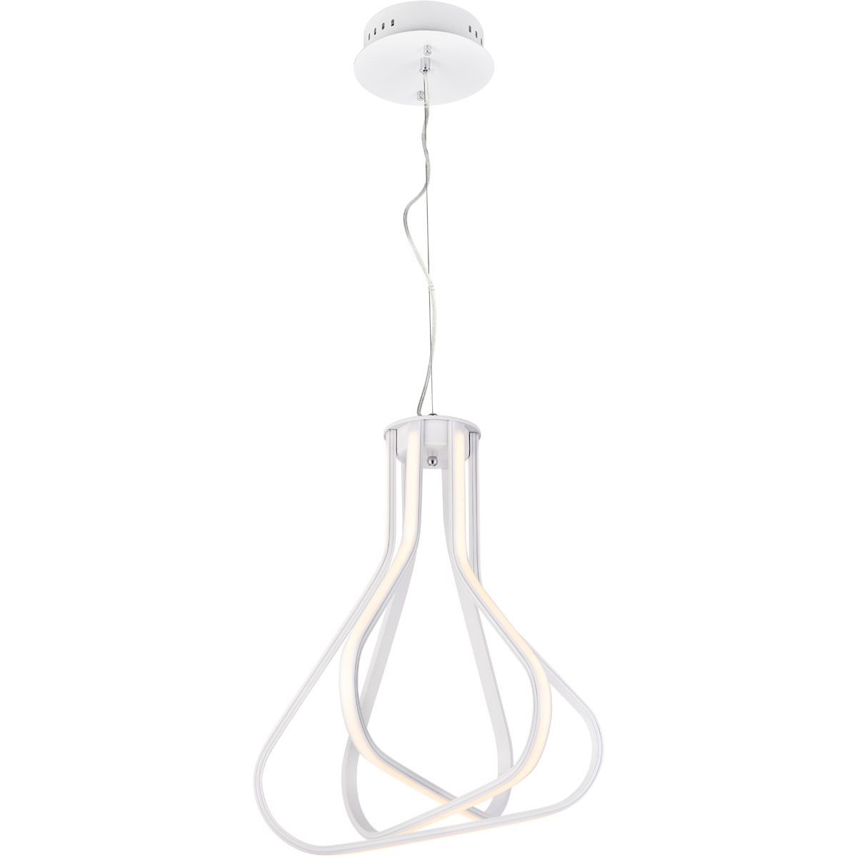 Dahlia LED 18.2 inch White Pendant Ceiling Light