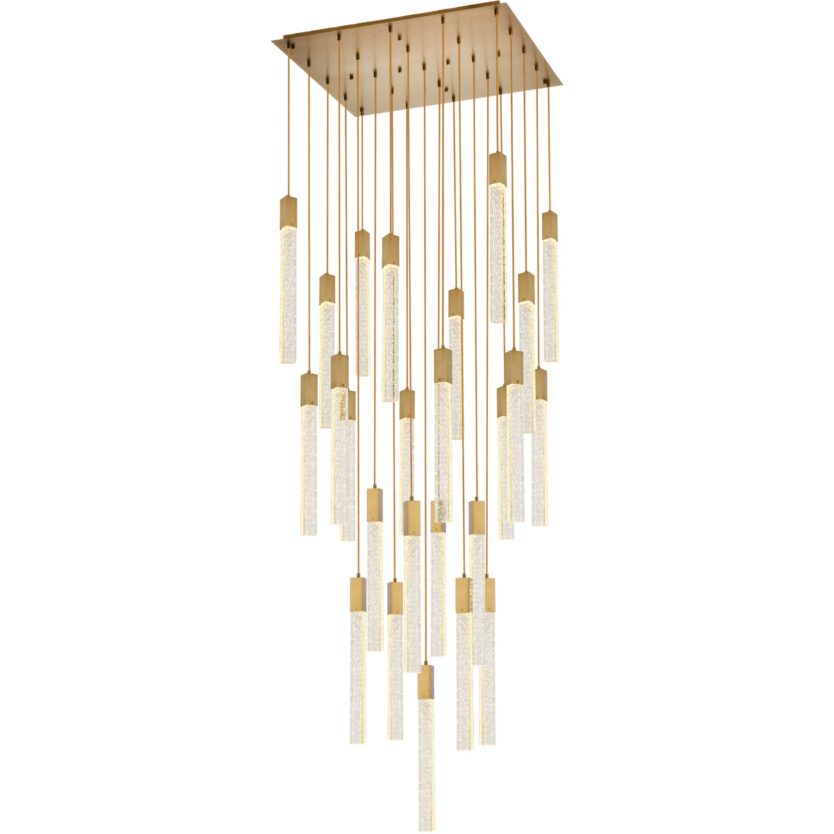 Elegant Lighting 2066G36SG Weston 25 Light 36 inch Satin