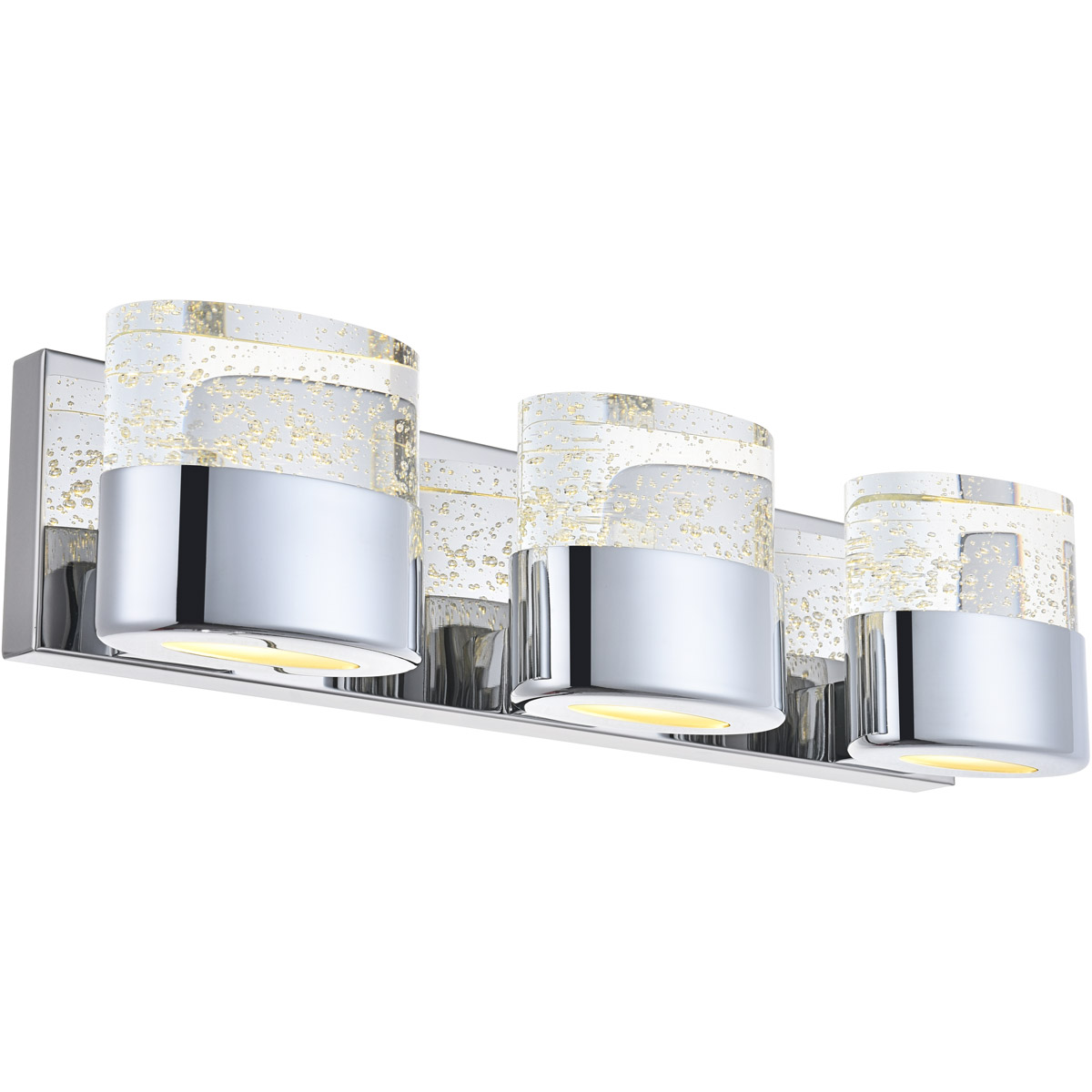 Pollux LED 19.21 inch Chrome Wall Sconce Wall Light