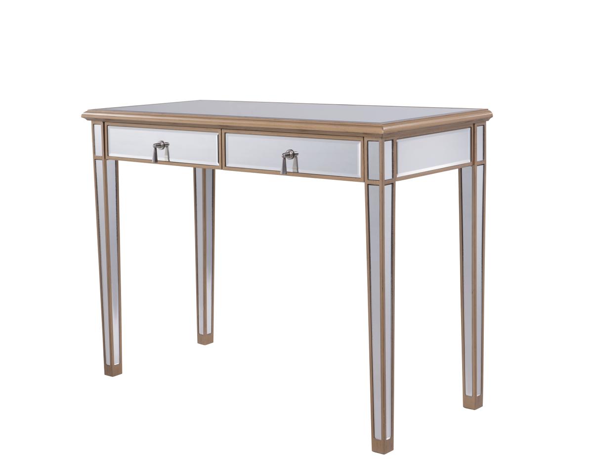 Contempo 42 X 31 inch Gold Paint Dressing Table