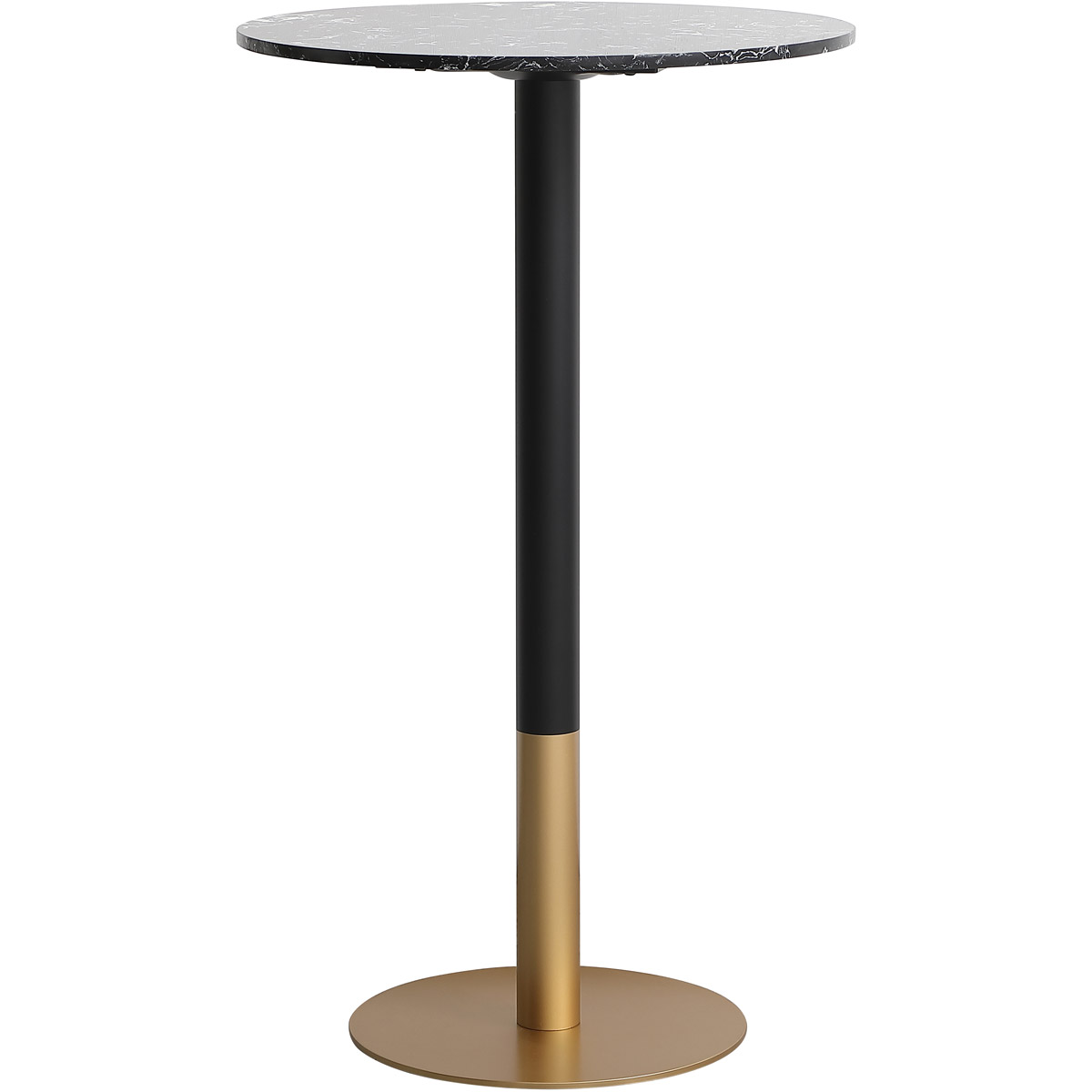 Ronan 39.5 X 23.5 inch Black Pub Table