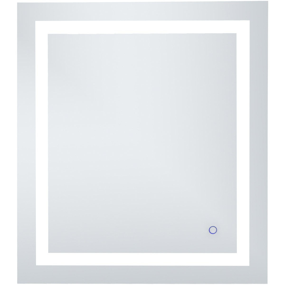 Helios 30 X 27 inch Silver Lighted Wall Mirror