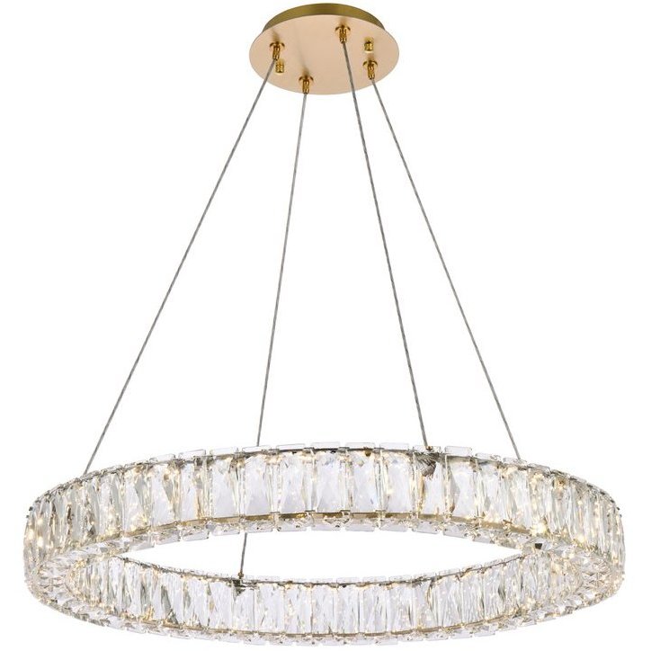 Monroe 1 Light 26 inch Gold Pendant Ceiling Light
