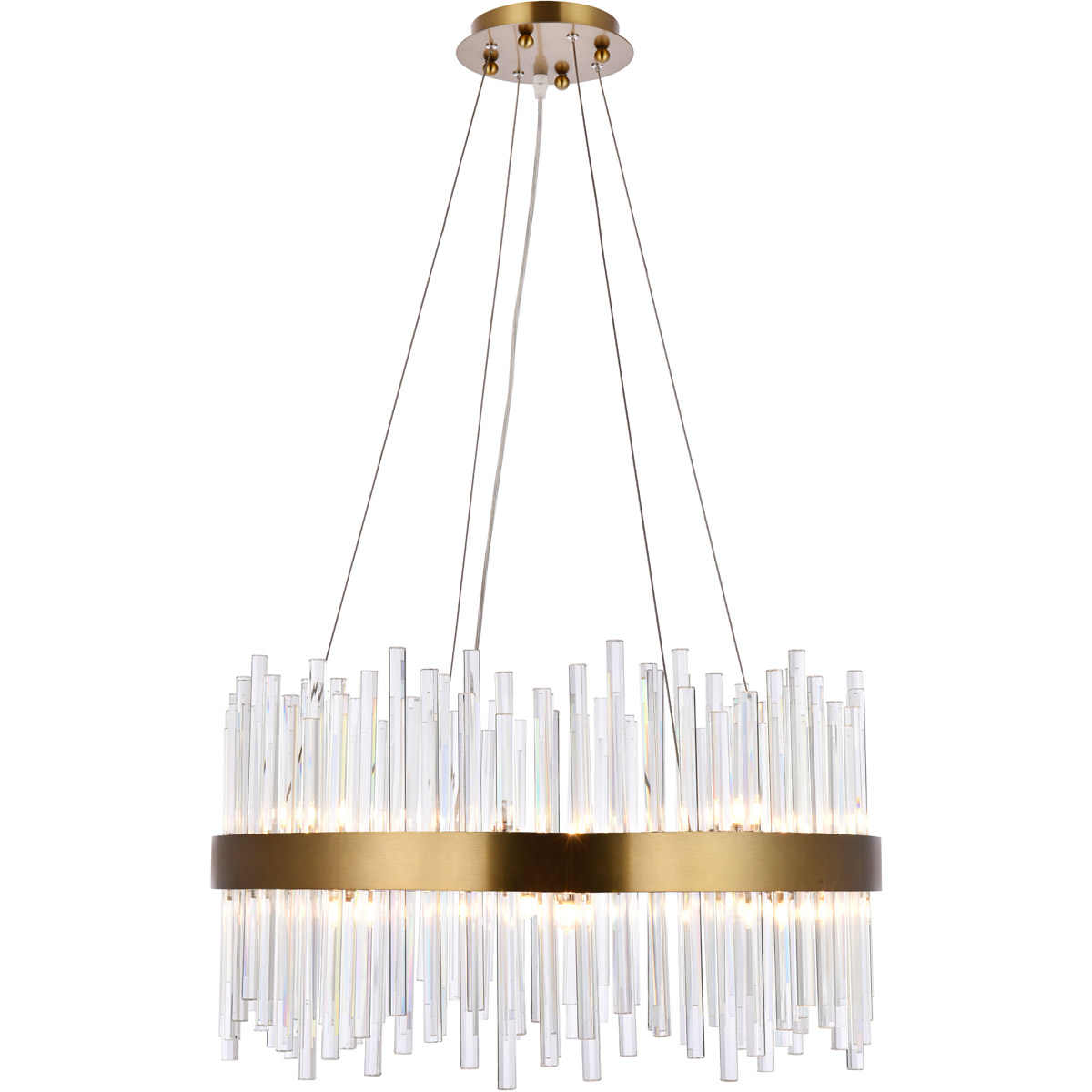 Dallas 16 Light 25 inch Gold Chandelier Ceiling Light