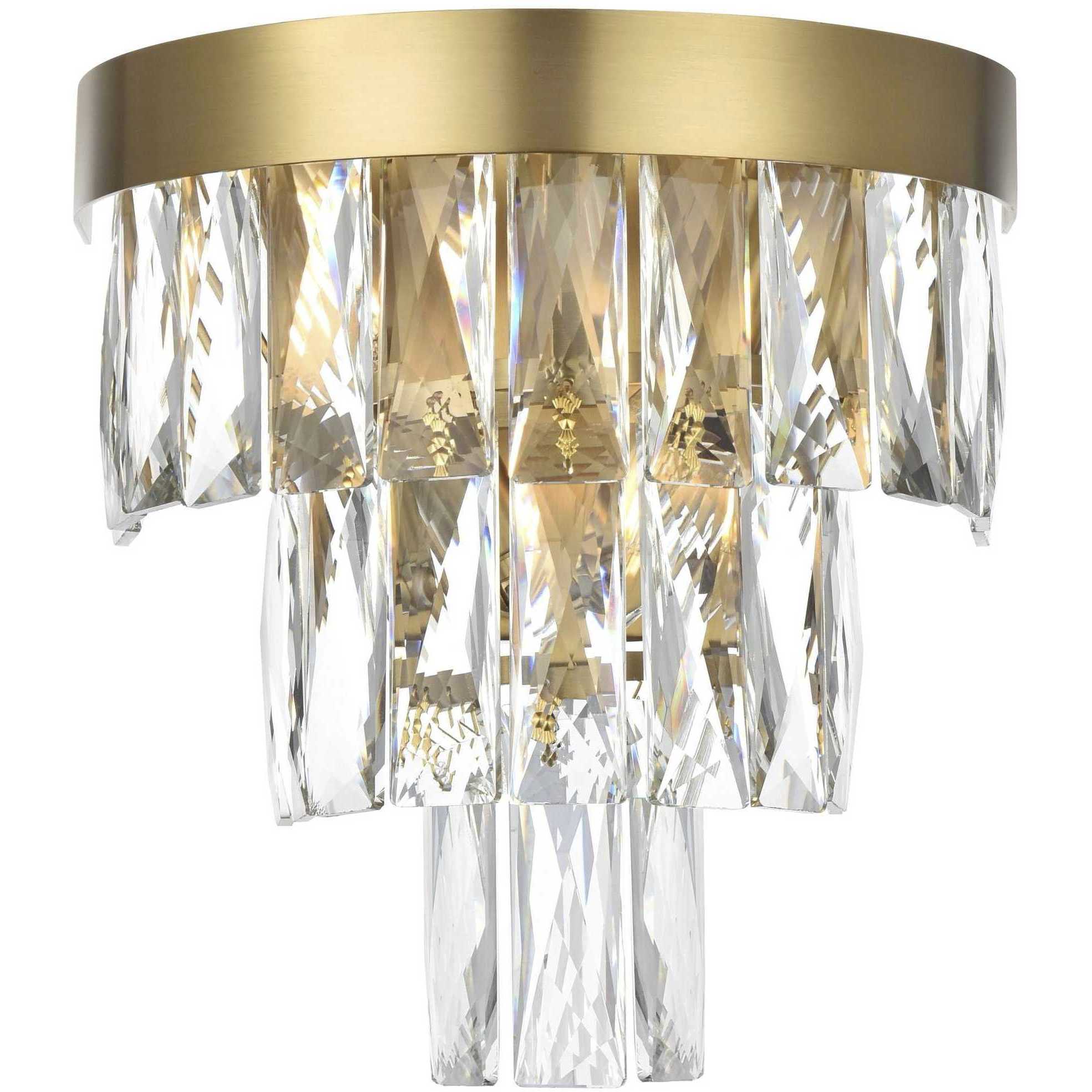 Josephine 2 Light 10 inch Satin Gold Wall Sconce Wall Light