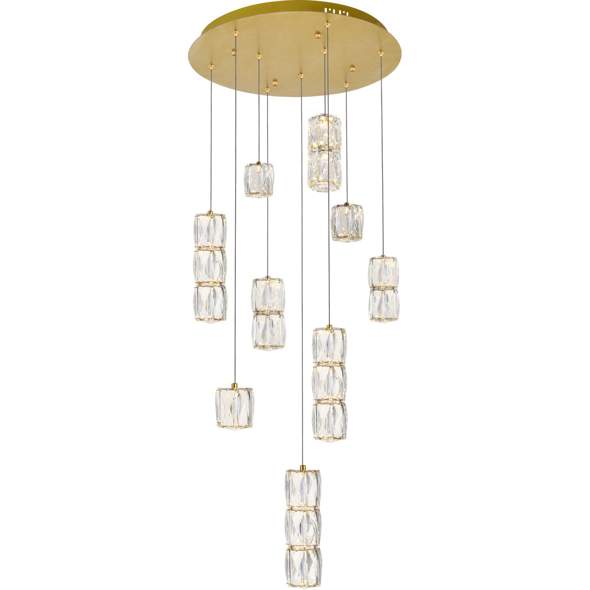 Polaris LED 20 inch Gold Pendant Ceiling Light