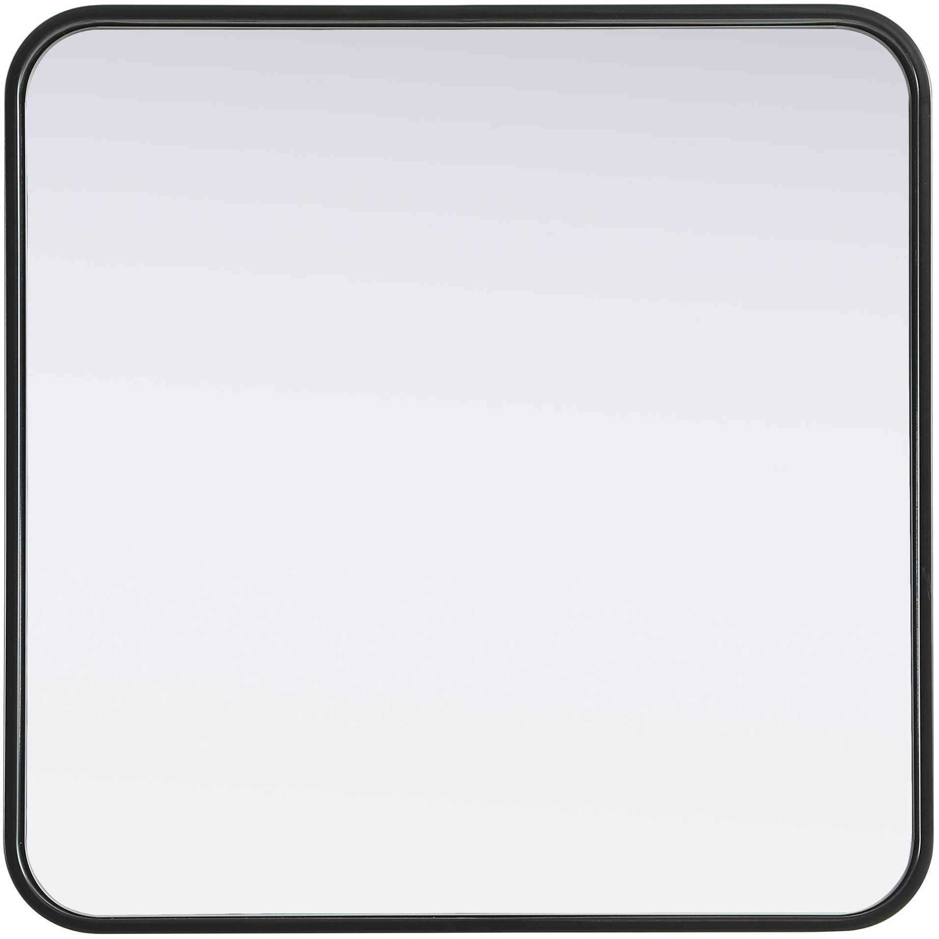 Remy 24 X 24 inch Black Mirror