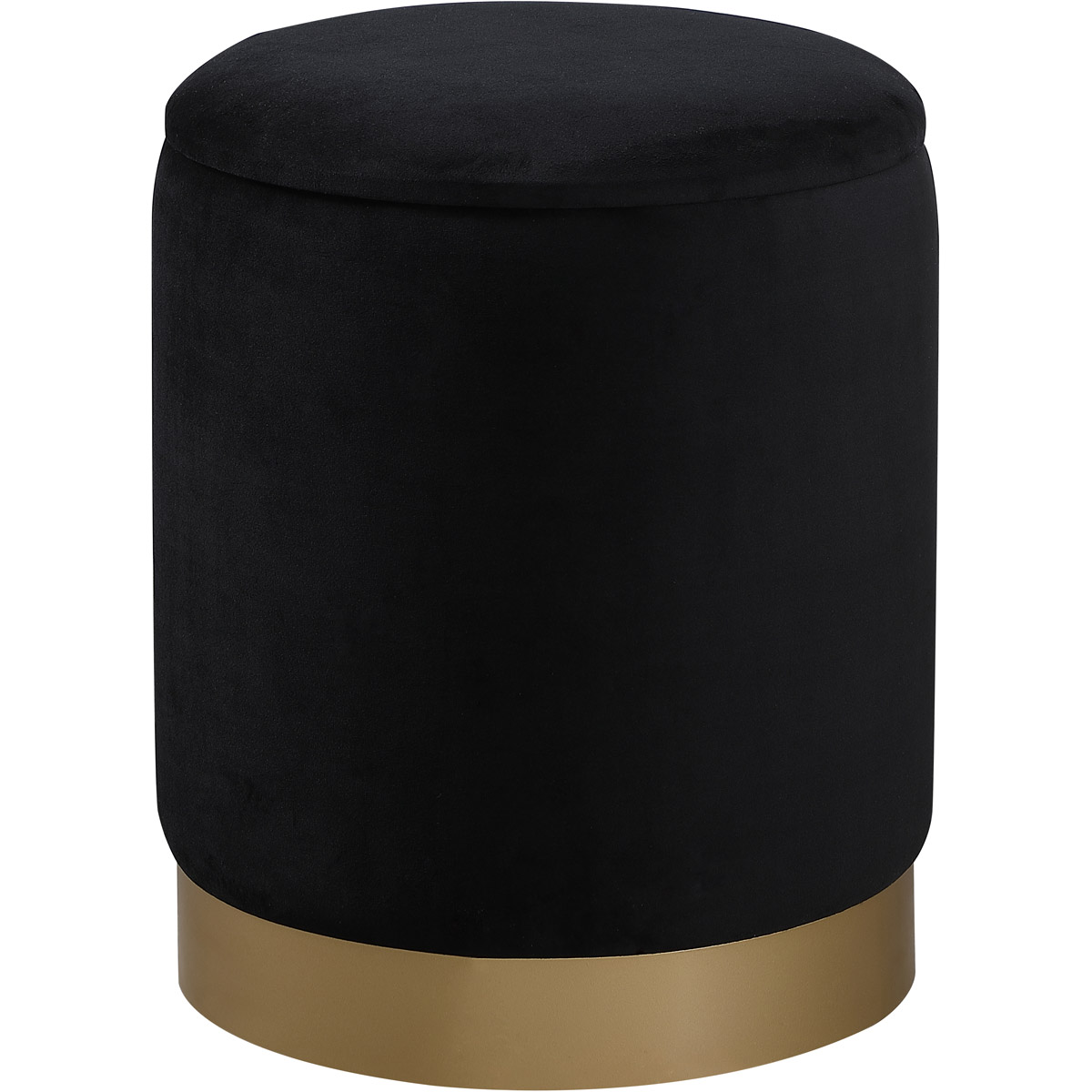 Ozman 17.32 inch Black Stool