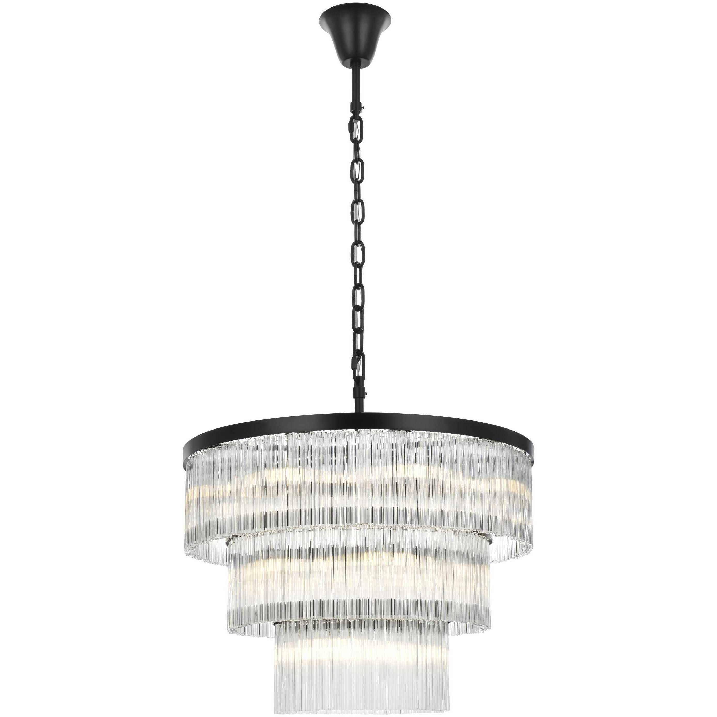 Harlow 18 Light 32 inch Black Chandelier Ceiling Light