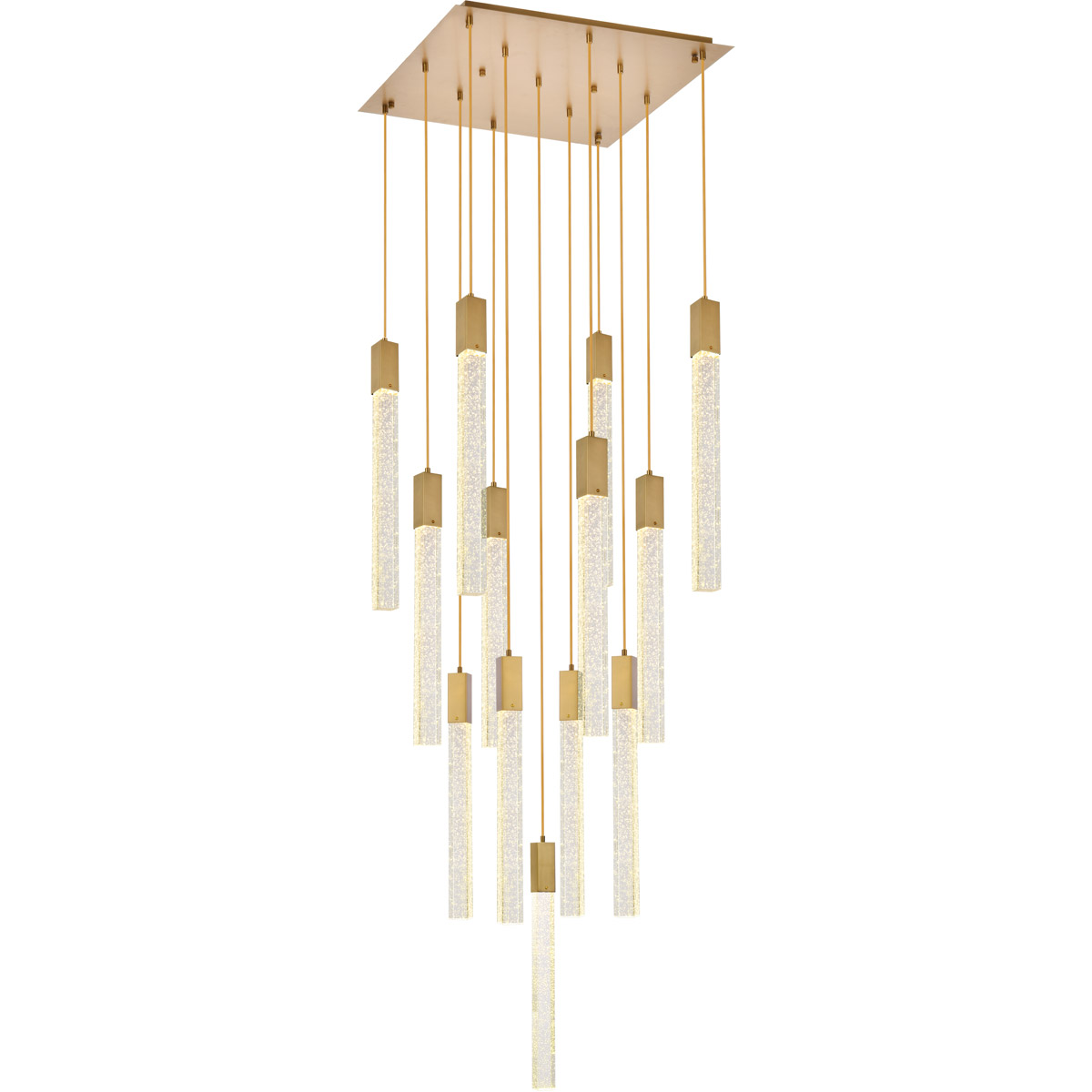 Weston 13 Light 26 inch Satin Gold Pendant Ceiling Light