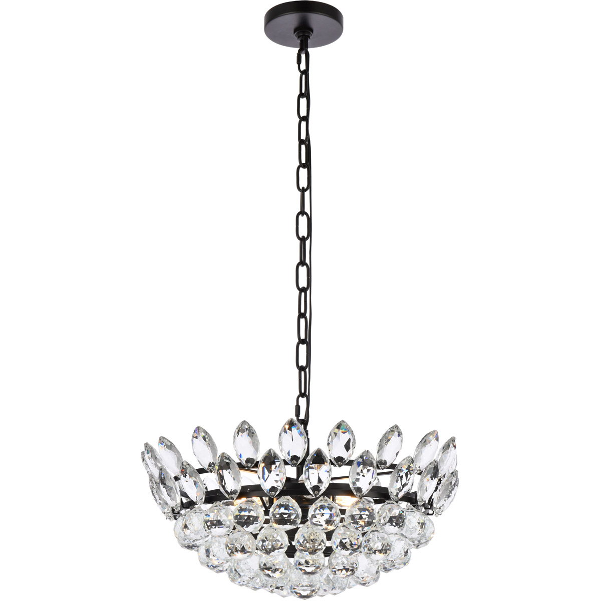 Emilia 5 Light 18 inch Black Pendant Ceiling Light