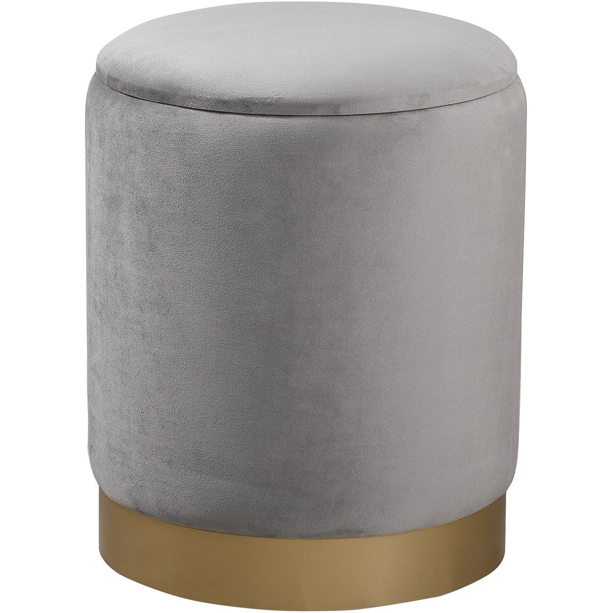 Ozman 17.32 inch Gray Stool