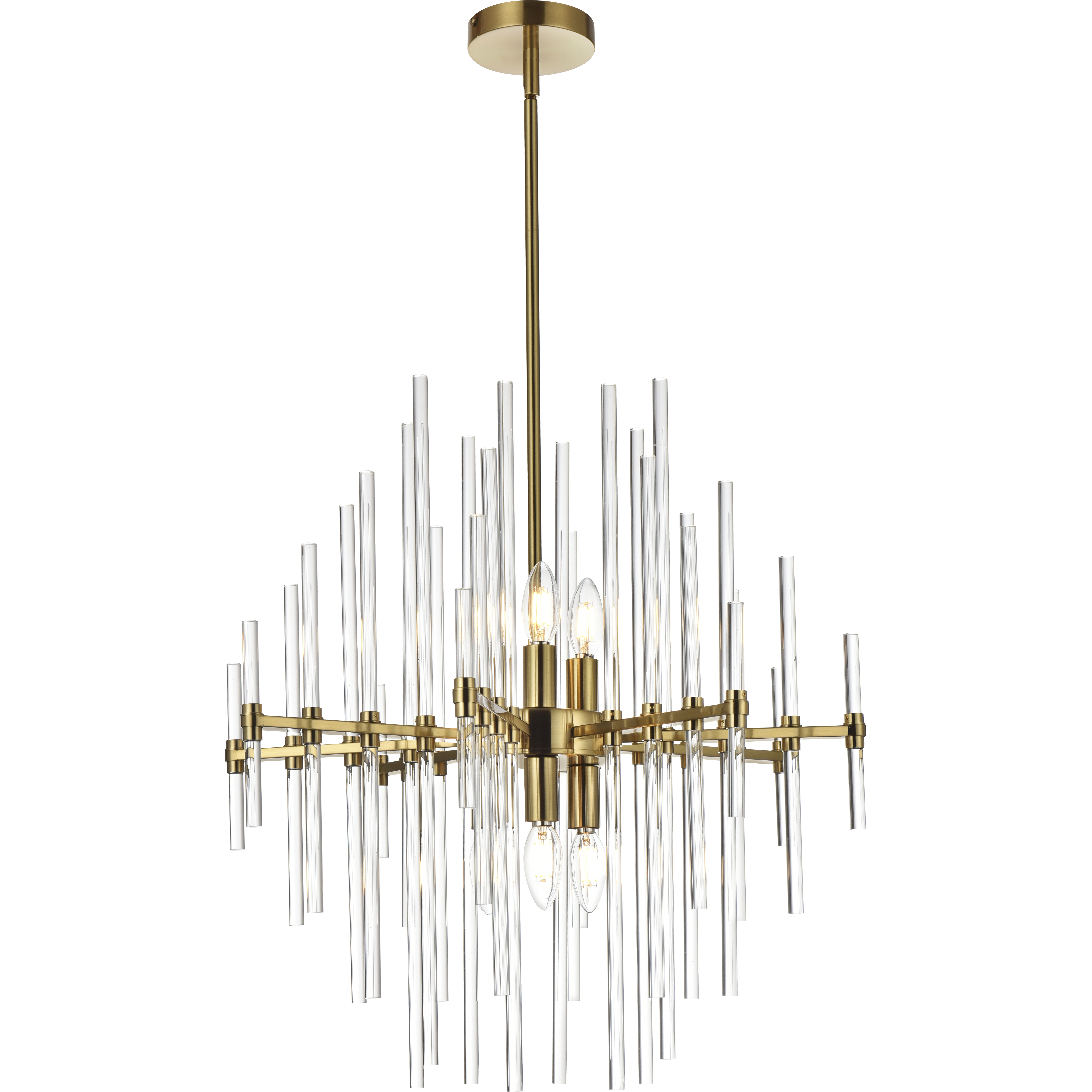 Sienna 6 Light 23 inch Gold Pendant Ceiling Light