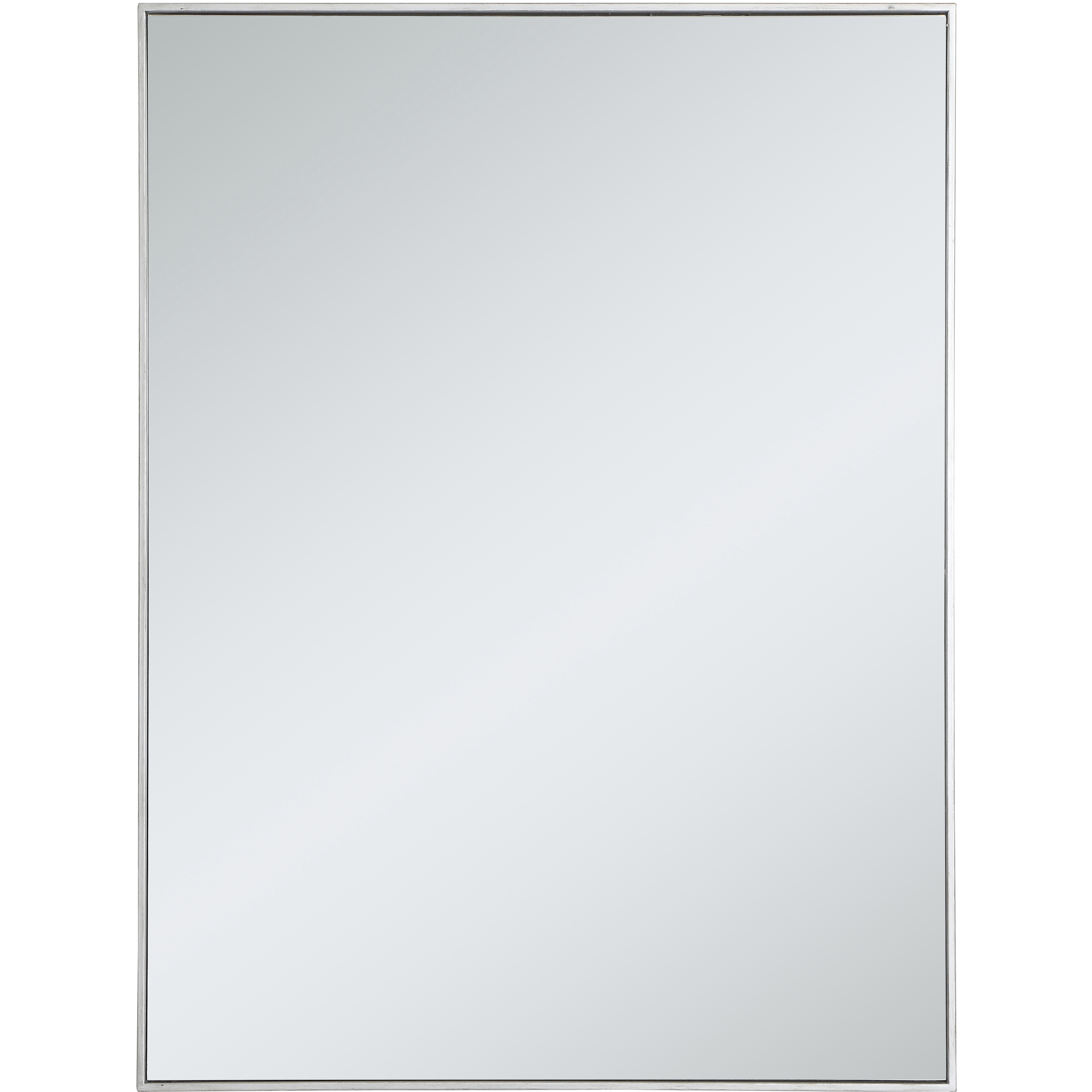 Elegant Lighting MR43648S Monet 48 X 36 inch Silver Wall Mirror