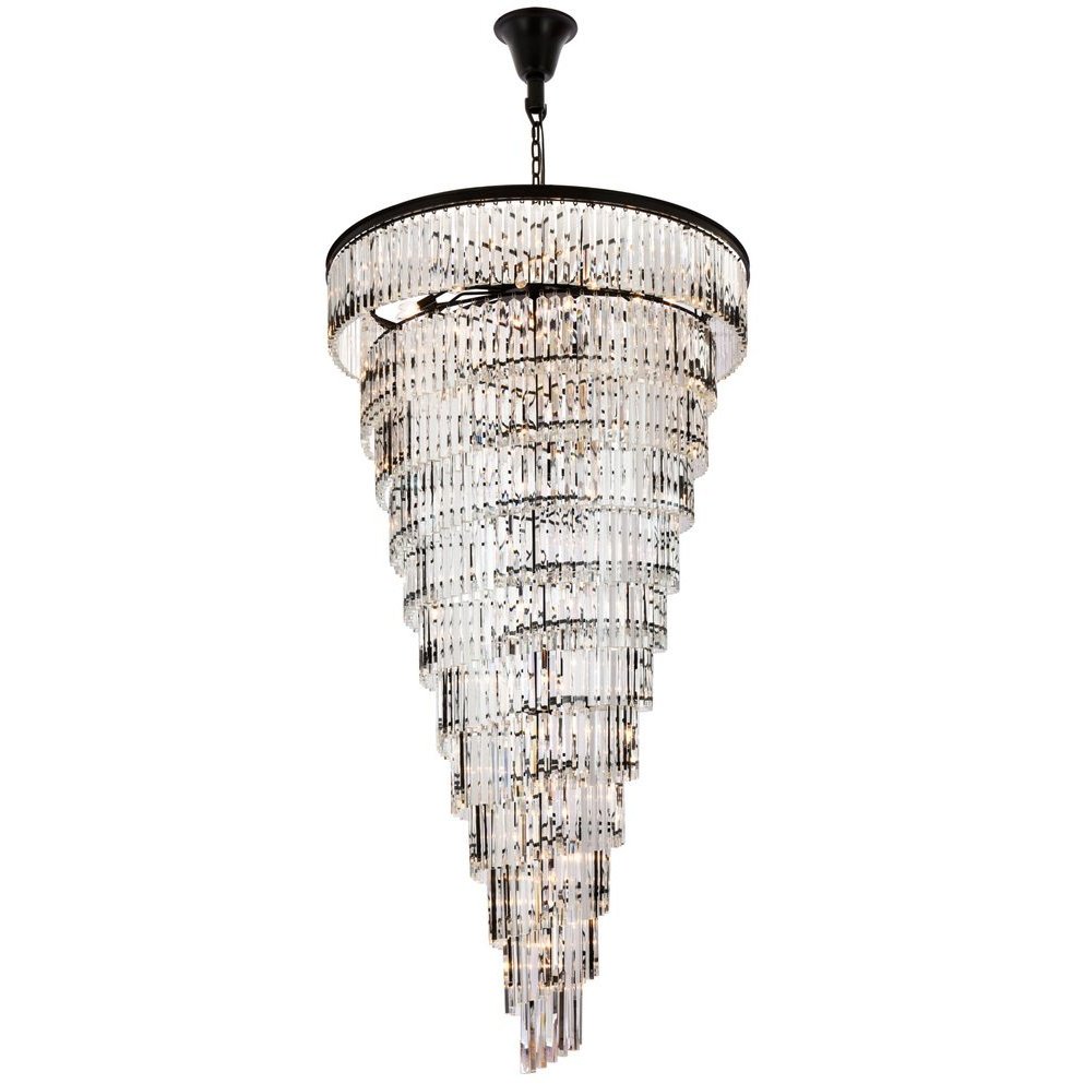 Elegant Lighting 1201SR48MB/RC Sydney 58 Light 48 inch Matte