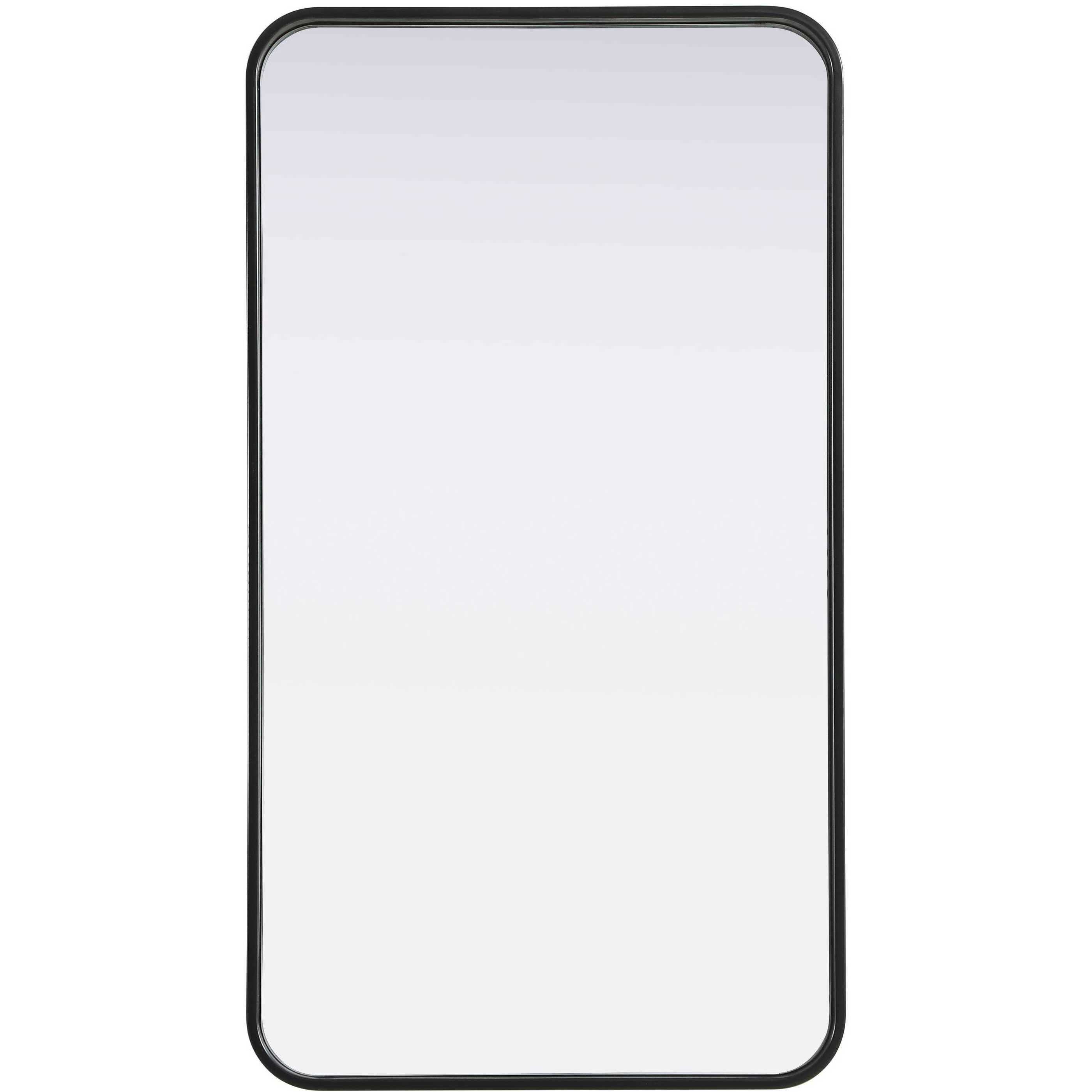 Remy 36 X 20 inch Black Mirror