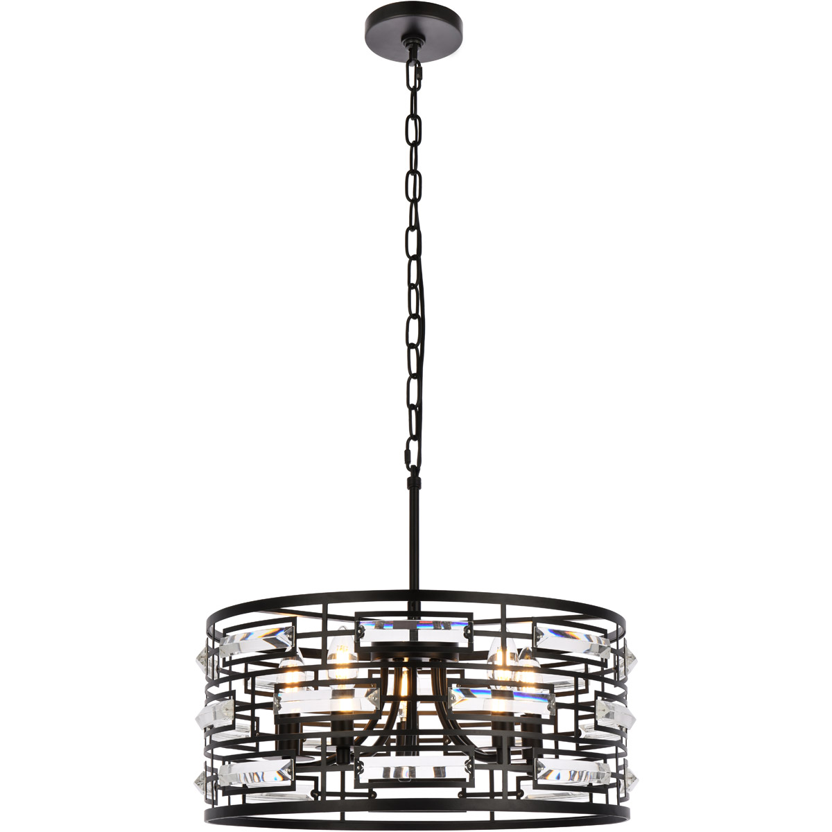 Kennedy 5 Light 18.5 inch Black Pendant Ceiling Light